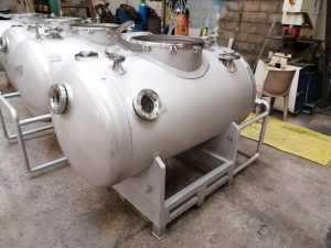 Conception de réservoir horizontaux en inox